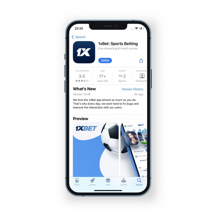 1xbet скачать приложение